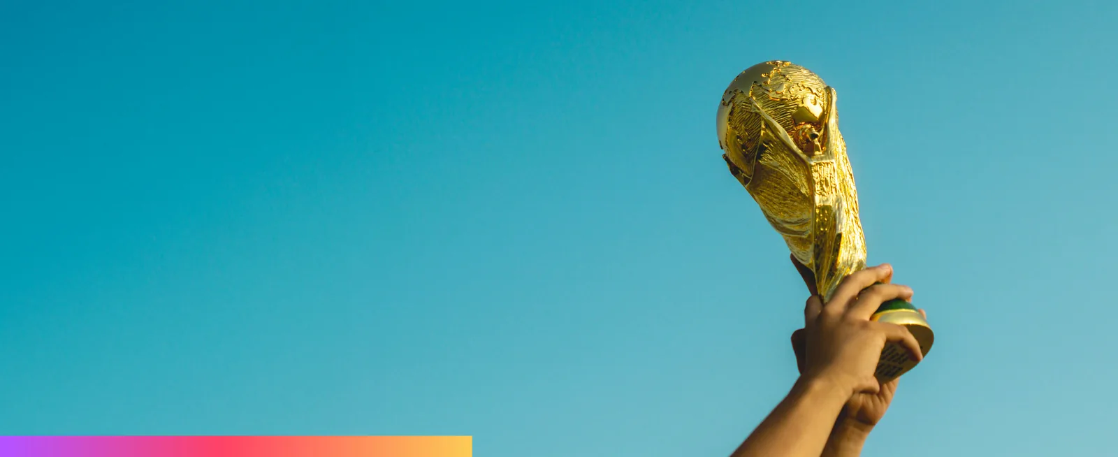 A raised trophy, representing the AI Champions programme